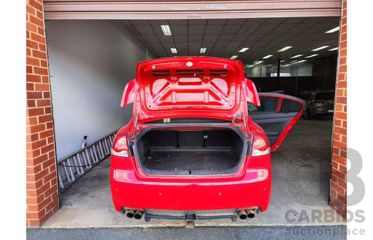 4/2013 Holden Commodore SV6 Z-Series VE II MY12.5 4d Sedan Red 3.6L