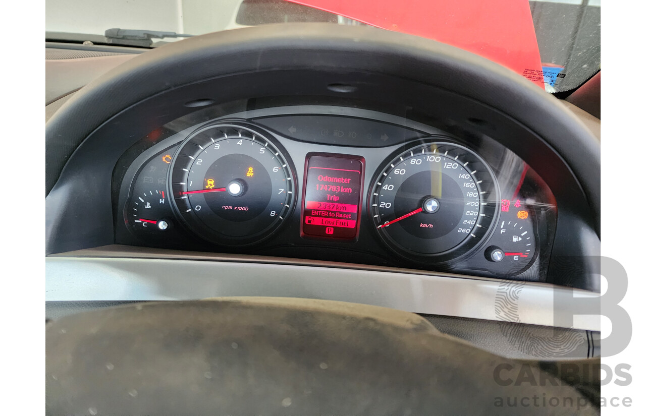 4/2013 Holden Commodore SV6 Z-Series VE II MY12.5 4d Sedan Red 3.6L