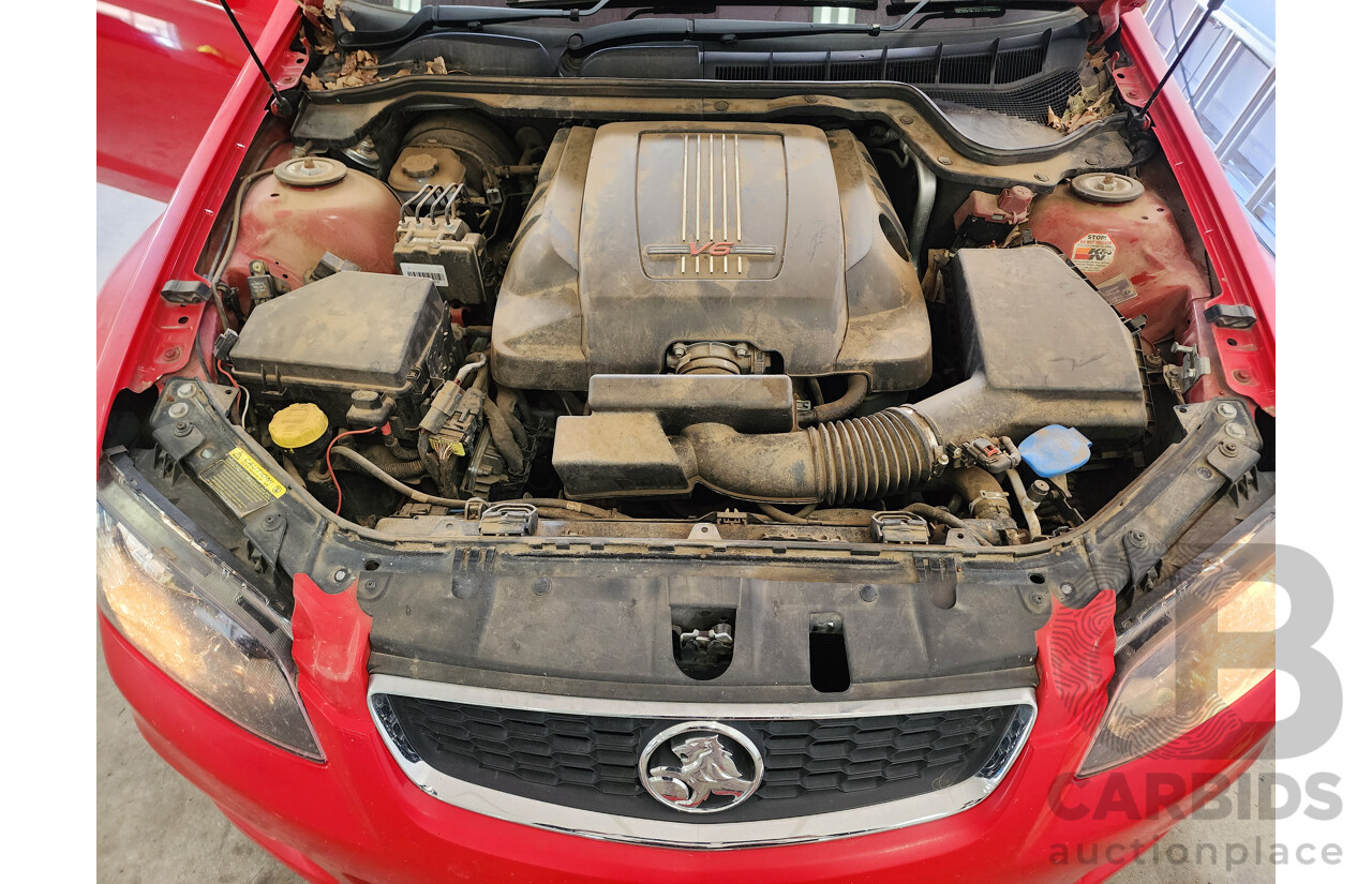 4/2013 Holden Commodore SV6 Z-Series VE II MY12.5 4d Sedan Red 3.6L