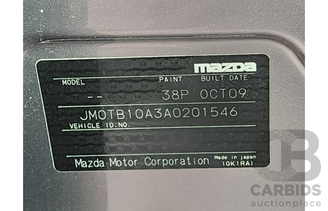 10/2009 Mazda Cx-9 Luxury  4d Wagon Silver 3.7L