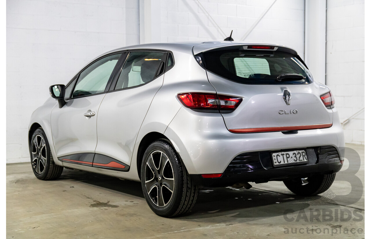 12/2013 Renault Clio Expression X98 5d Hatchback Mercury Grey Metallic Turbo 1.2L