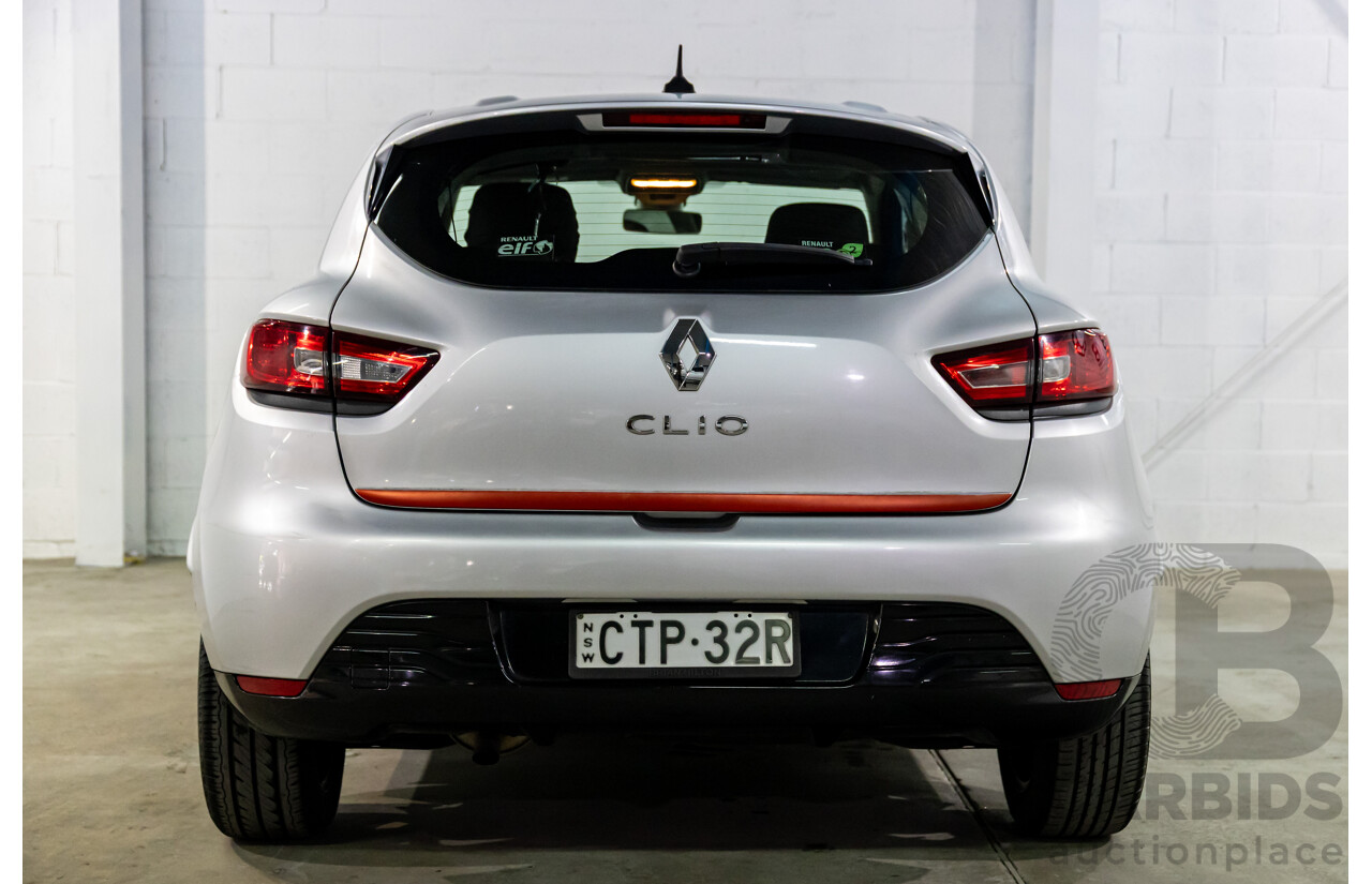 12/2013 Renault Clio Expression X98 5d Hatchback Mercury Grey Metallic Turbo 1.2L