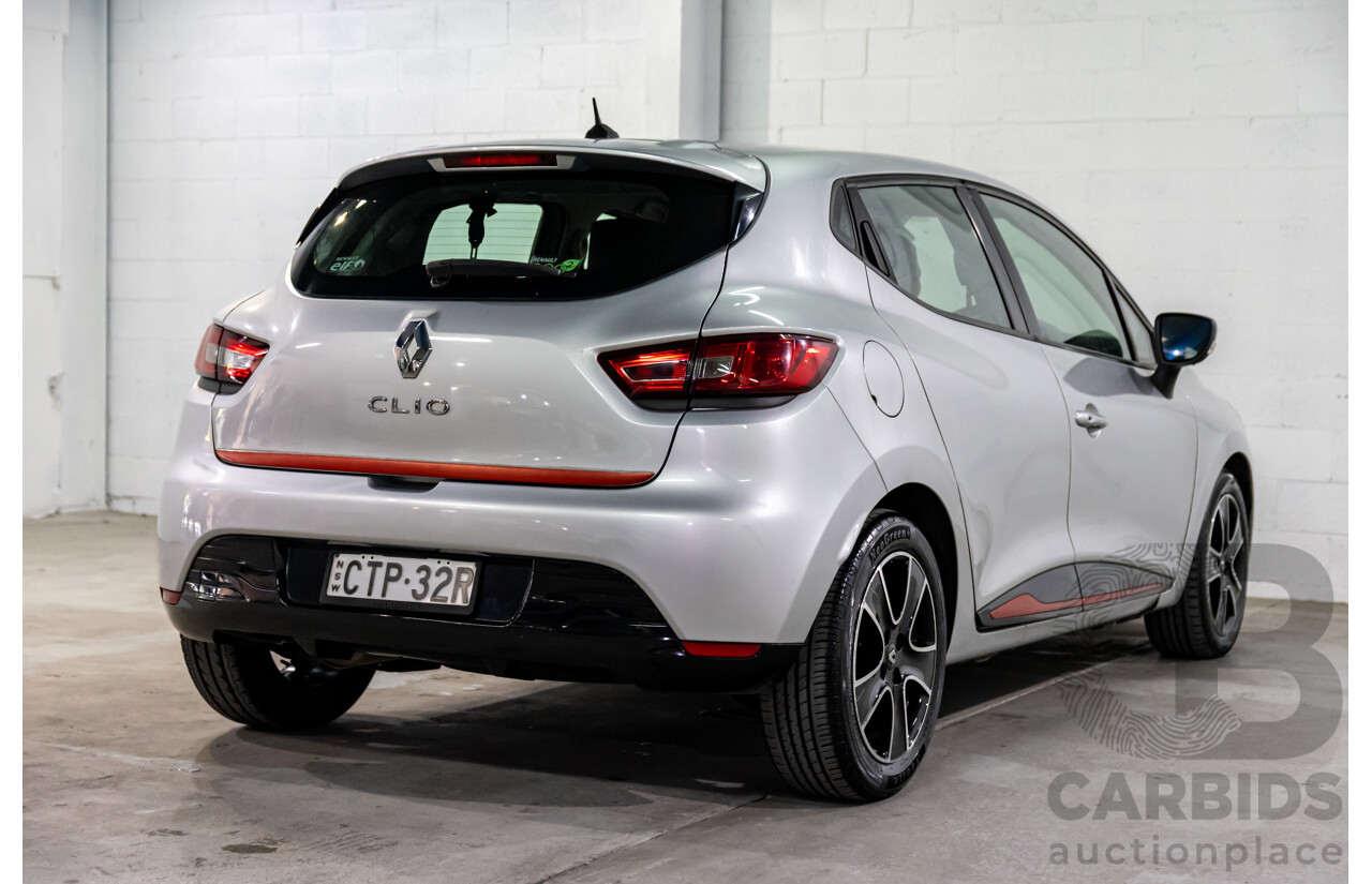 12/2013 Renault Clio Expression X98 5d Hatchback Mercury Grey Metallic Turbo 1.2L