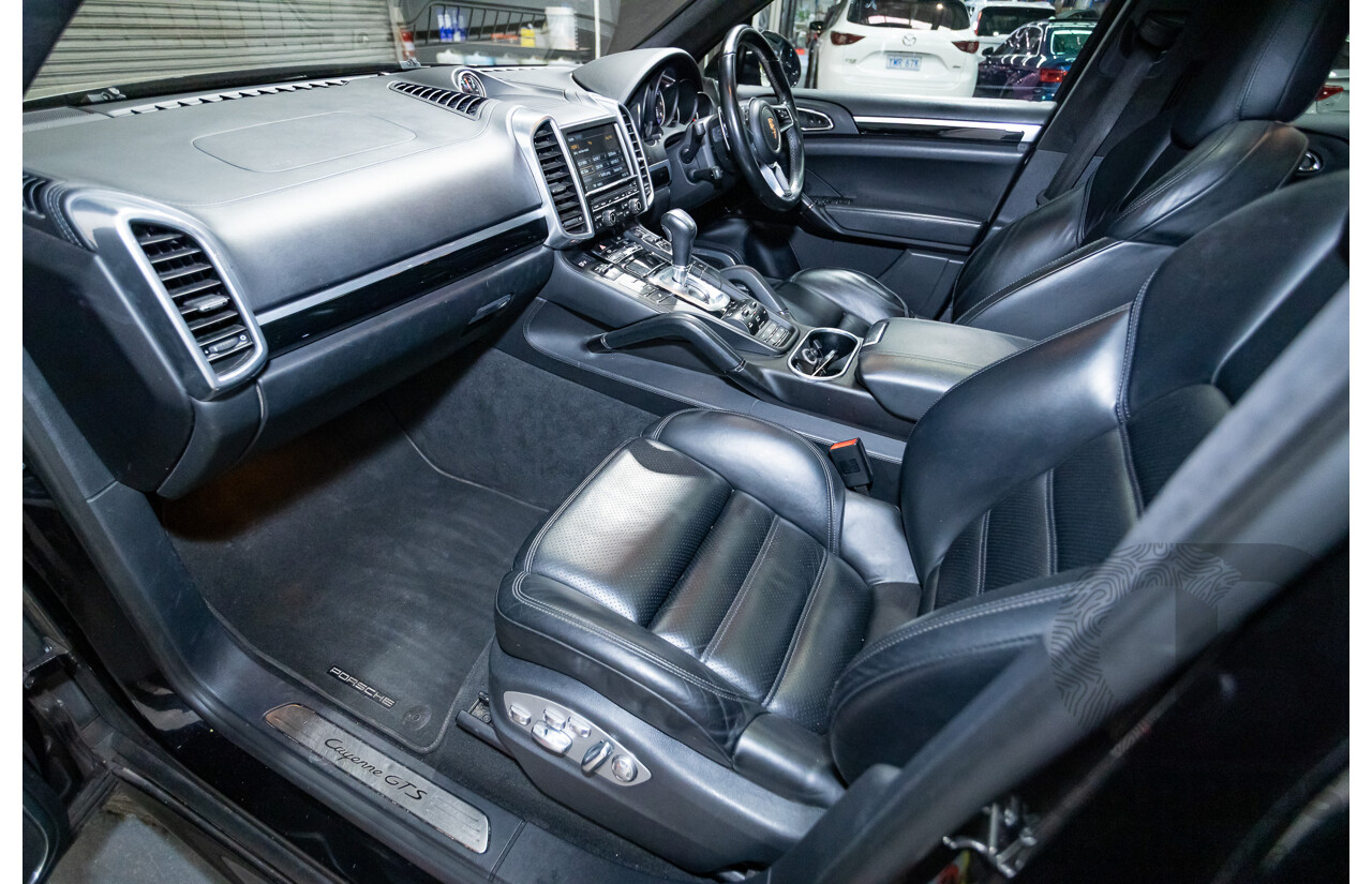 07/2015 Porsche Cayenne GTS (AWD) Series 2 MY16 4D Wagon Jet Black Twin Turbo V6 3.6L