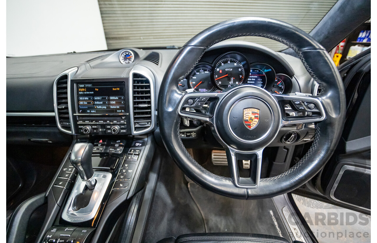 07/2015 Porsche Cayenne GTS (AWD) Series 2 MY16 4D Wagon Jet Black Twin Turbo V6 3.6L