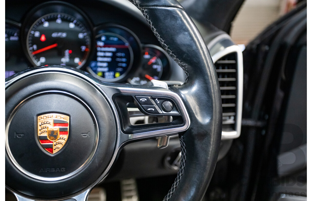 07/2015 Porsche Cayenne GTS (AWD) Series 2 MY16 4D Wagon Jet Black Twin Turbo V6 3.6L