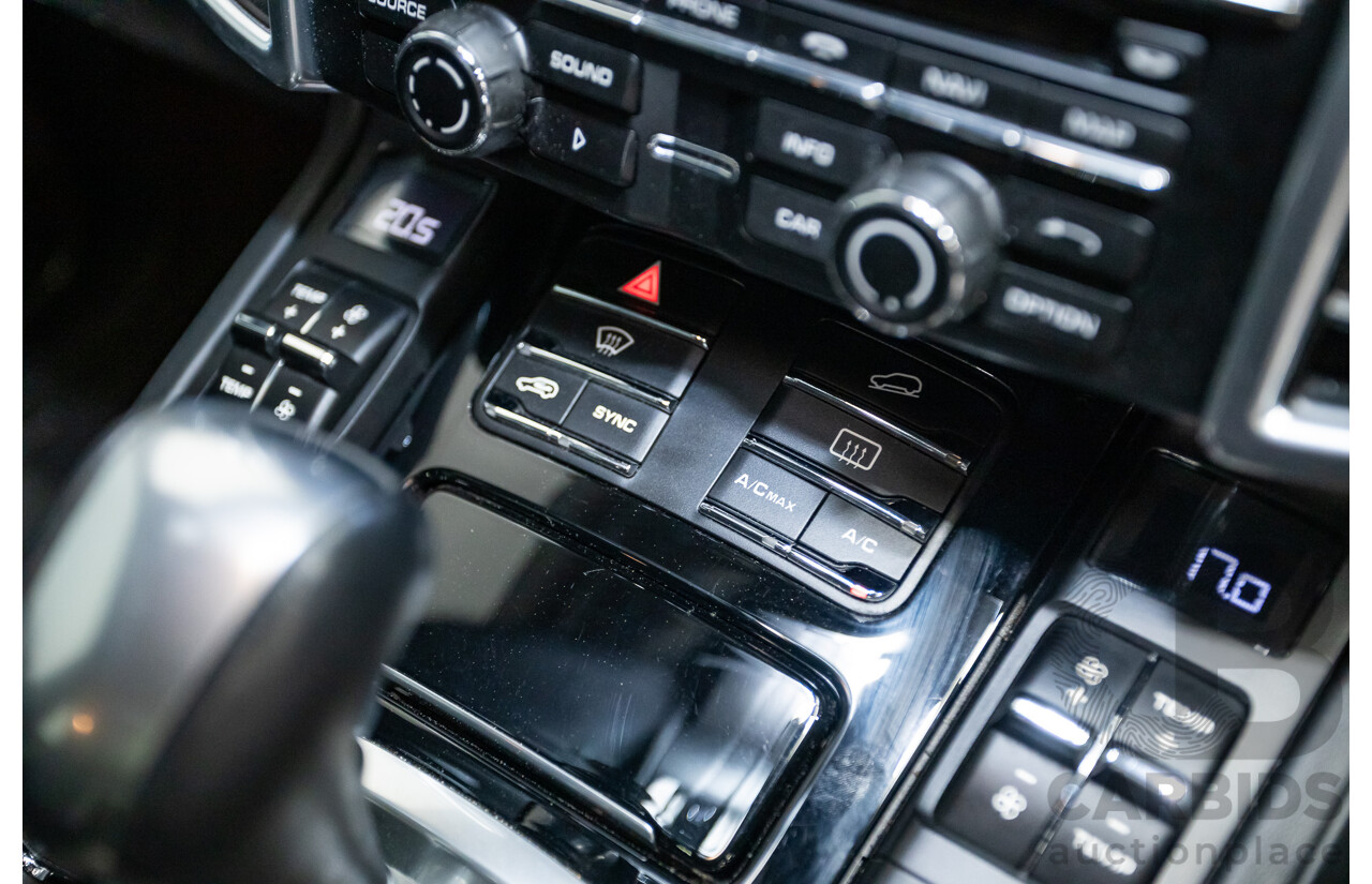 07/2015 Porsche Cayenne GTS (AWD) Series 2 MY16 4D Wagon Jet Black Twin Turbo V6 3.6L