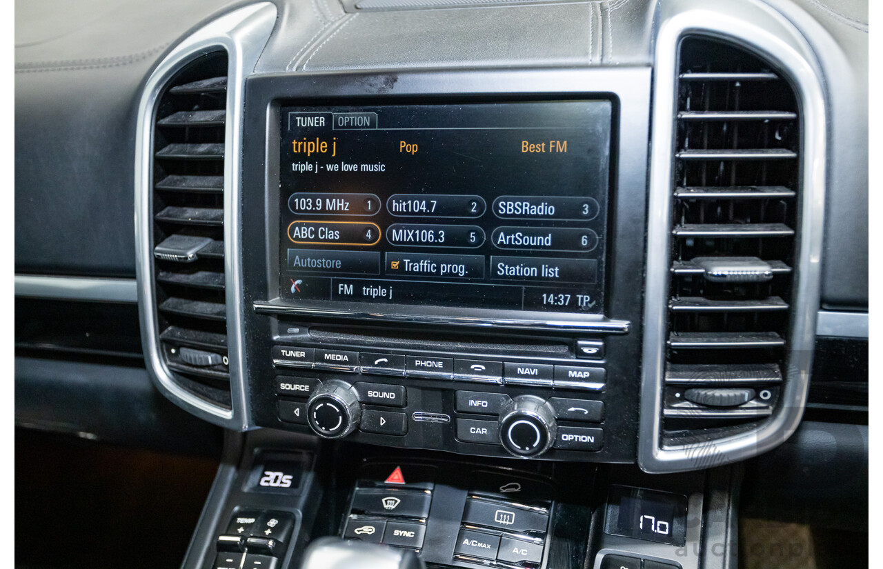 07/2015 Porsche Cayenne GTS (AWD) Series 2 MY16 4D Wagon Jet Black Twin Turbo V6 3.6L