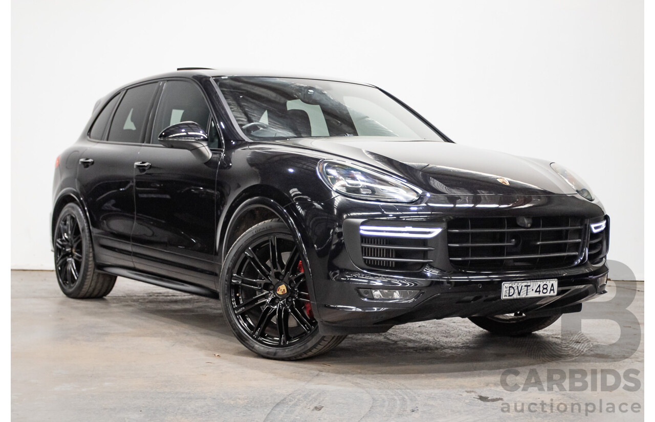 07/2015 Porsche Cayenne GTS (AWD) Series 2 MY16 4D Wagon Jet Black Twin Turbo V6 3.6L