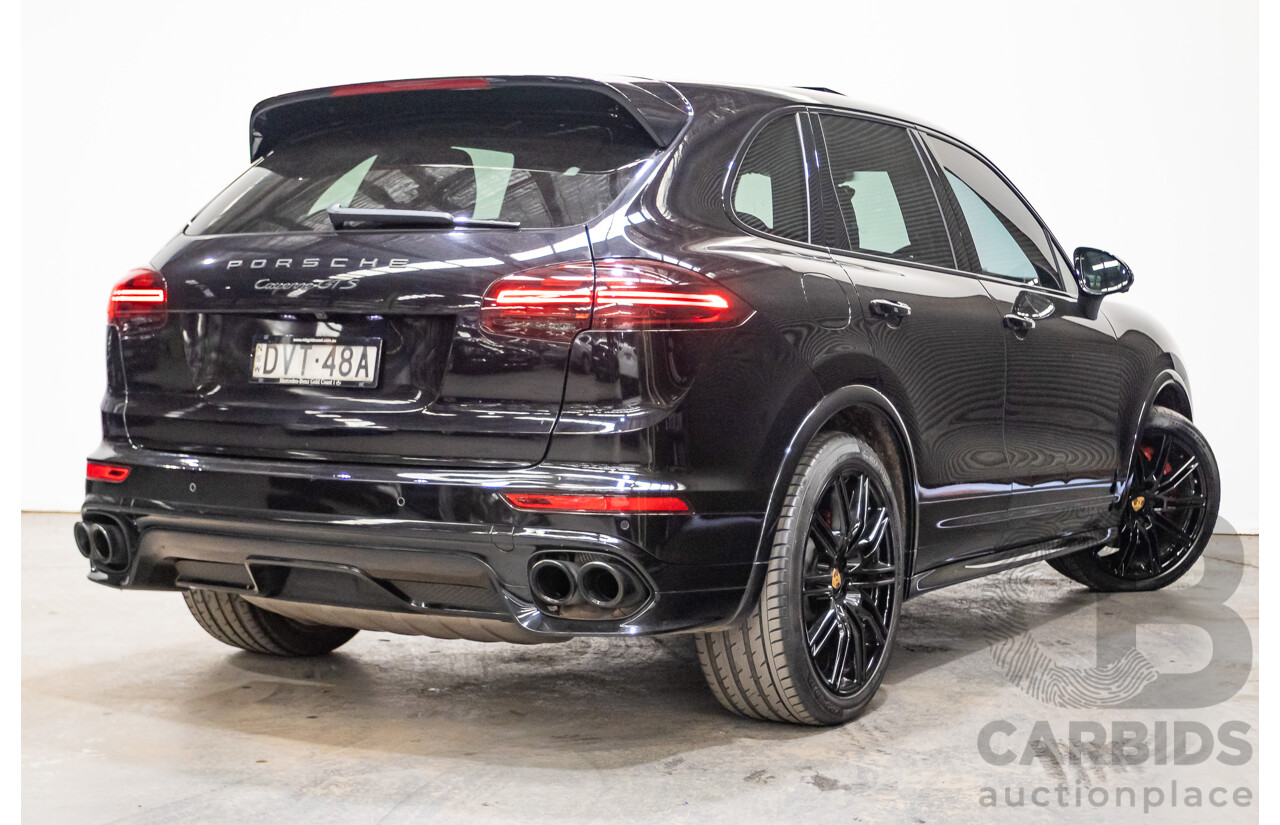 07/2015 Porsche Cayenne GTS (AWD) Series 2 MY16 4D Wagon Jet Black Twin Turbo V6 3.6L