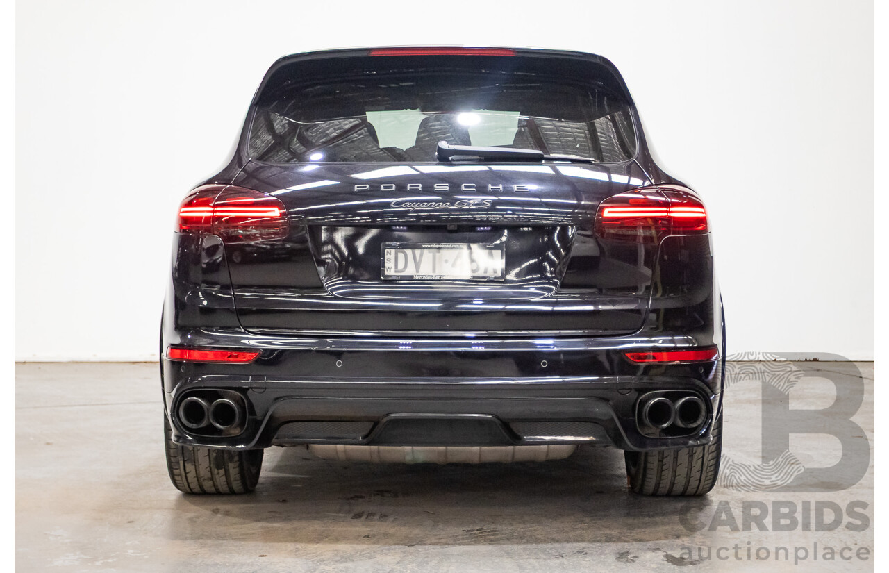 07/2015 Porsche Cayenne GTS (AWD) Series 2 MY16 4D Wagon Jet Black Twin Turbo V6 3.6L