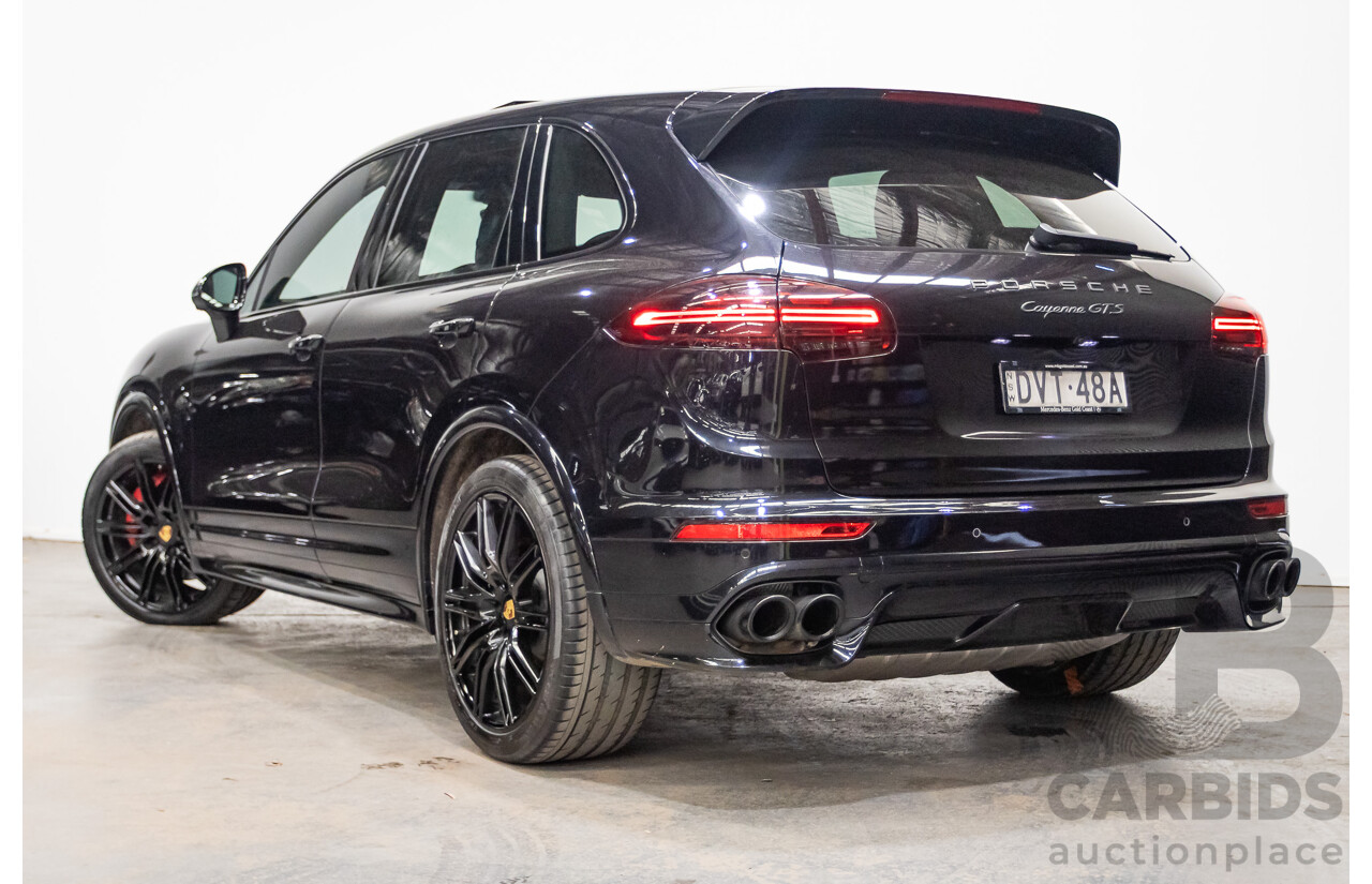07/2015 Porsche Cayenne GTS (AWD) Series 2 MY16 4D Wagon Jet Black Twin Turbo V6 3.6L