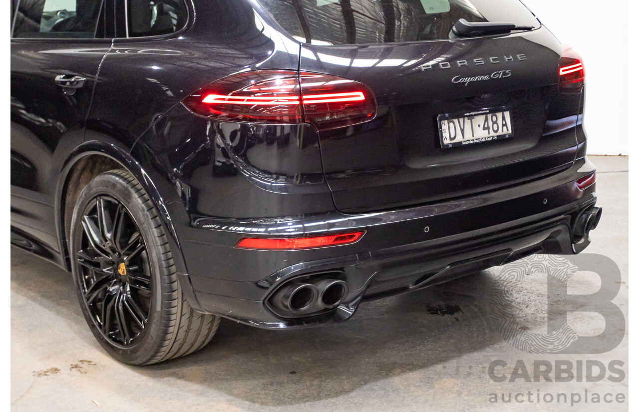 07/2015 Porsche Cayenne GTS (AWD) Series 2 MY16 4D Wagon Jet Black Twin Turbo V6 3.6L