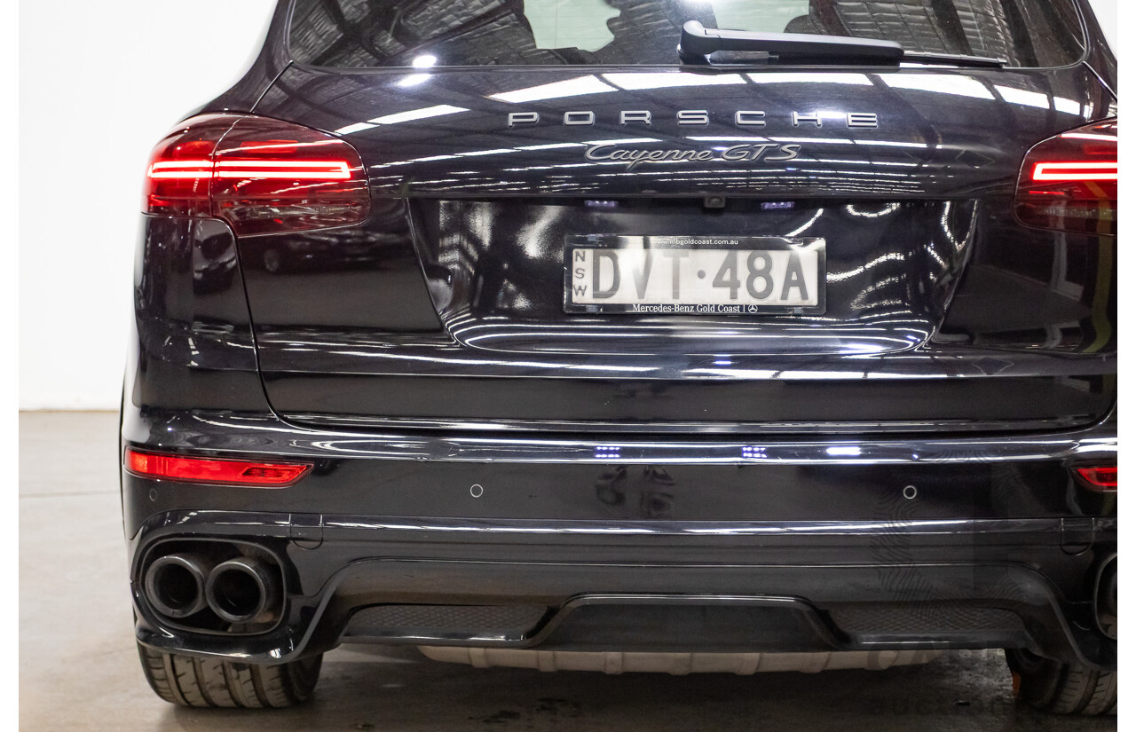 07/2015 Porsche Cayenne GTS (AWD) Series 2 MY16 4D Wagon Jet Black Twin Turbo V6 3.6L