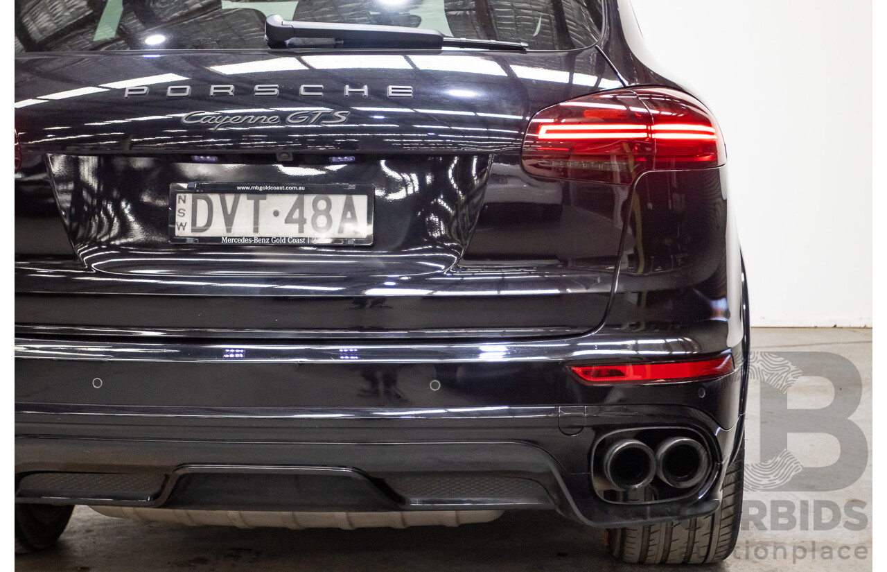 07/2015 Porsche Cayenne GTS (AWD) Series 2 MY16 4D Wagon Jet Black Twin Turbo V6 3.6L