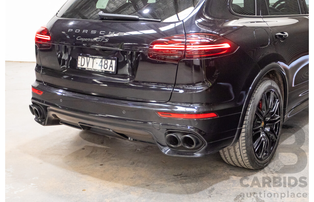 07/2015 Porsche Cayenne GTS (AWD) Series 2 MY16 4D Wagon Jet Black Twin Turbo V6 3.6L