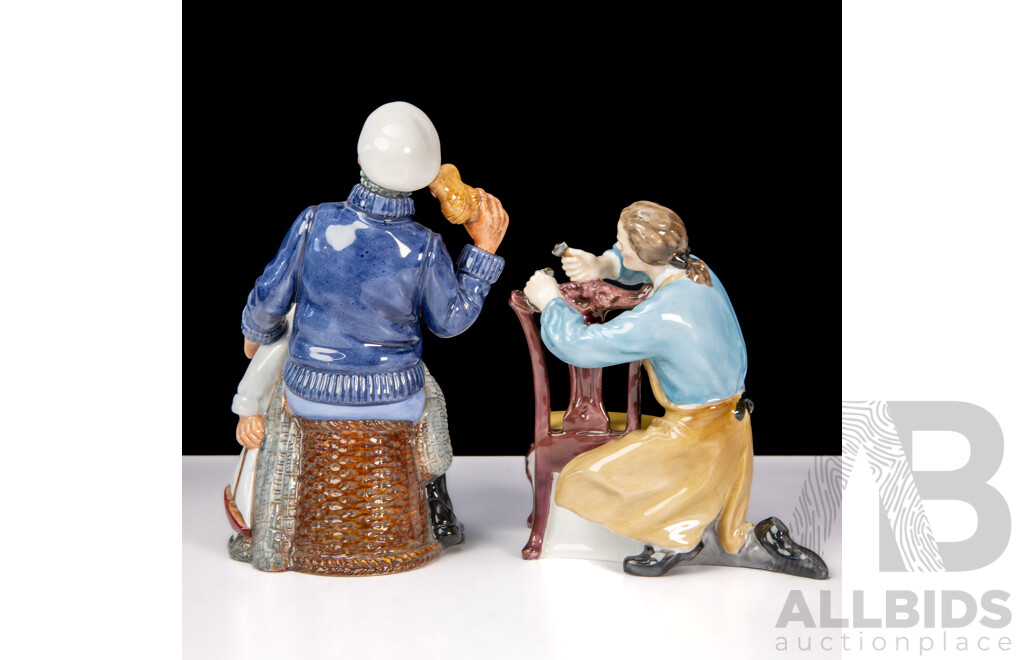 Two Royal Doulton Figurines, The Song of the Sea HN2729, The Craftsman HN2284