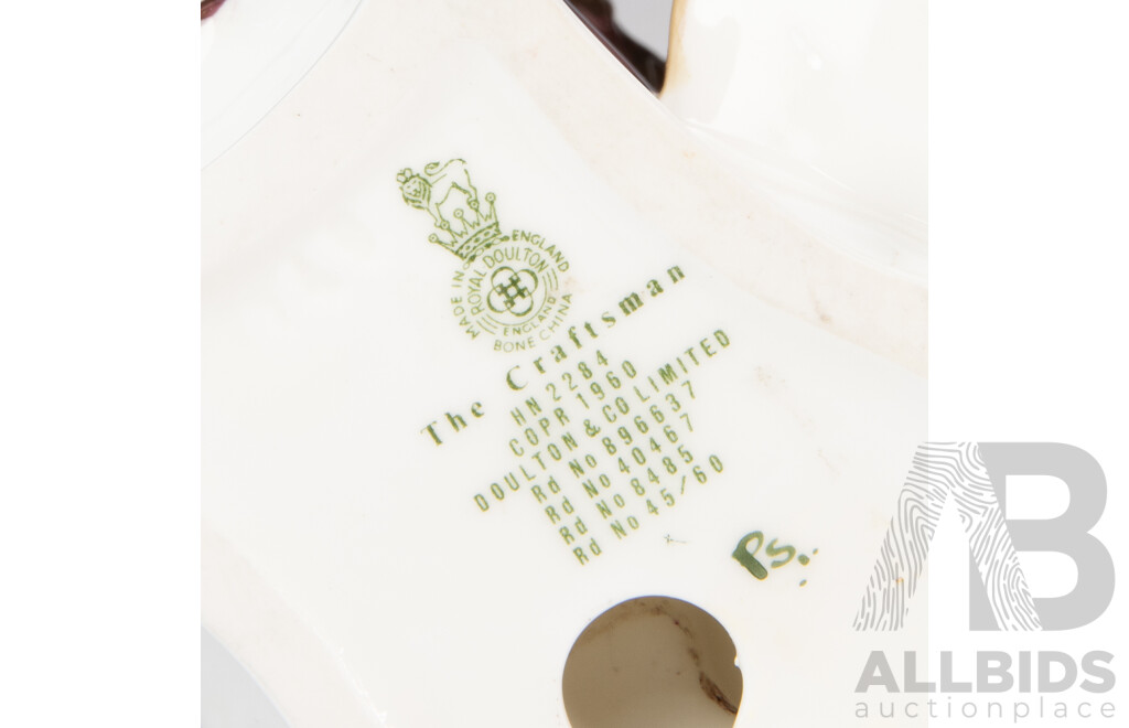 Two Royal Doulton Figurines, The Song of the Sea HN2729, The Craftsman HN2284