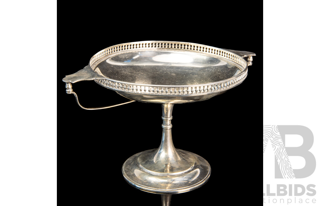 Antique Sterling Silver Tazza, Martin Hall & Co Ltd, Sheffield, 1918, 394g
