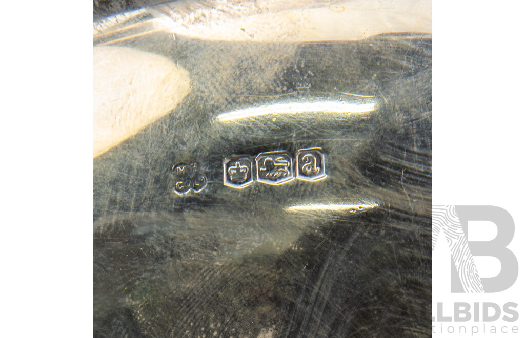 Antique Sterling Silver Tazza, Martin Hall & Co Ltd, Sheffield, 1918, 394g