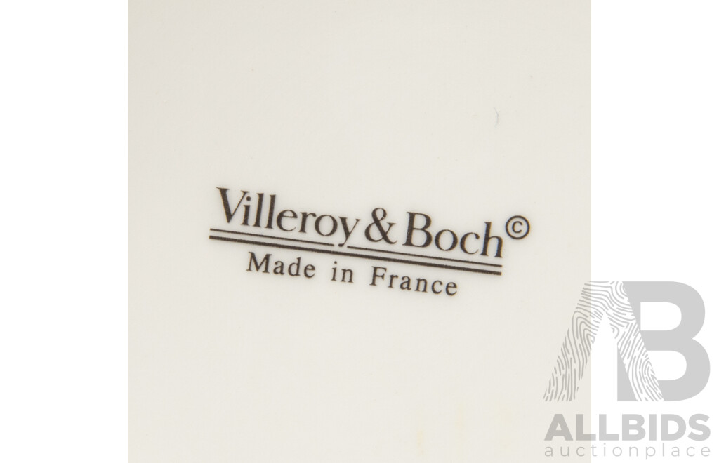 Decorative Vase Pair: Middle Eastern Enamelled Vase & Villeroy & Boch ‘Vivaldi’ Vase