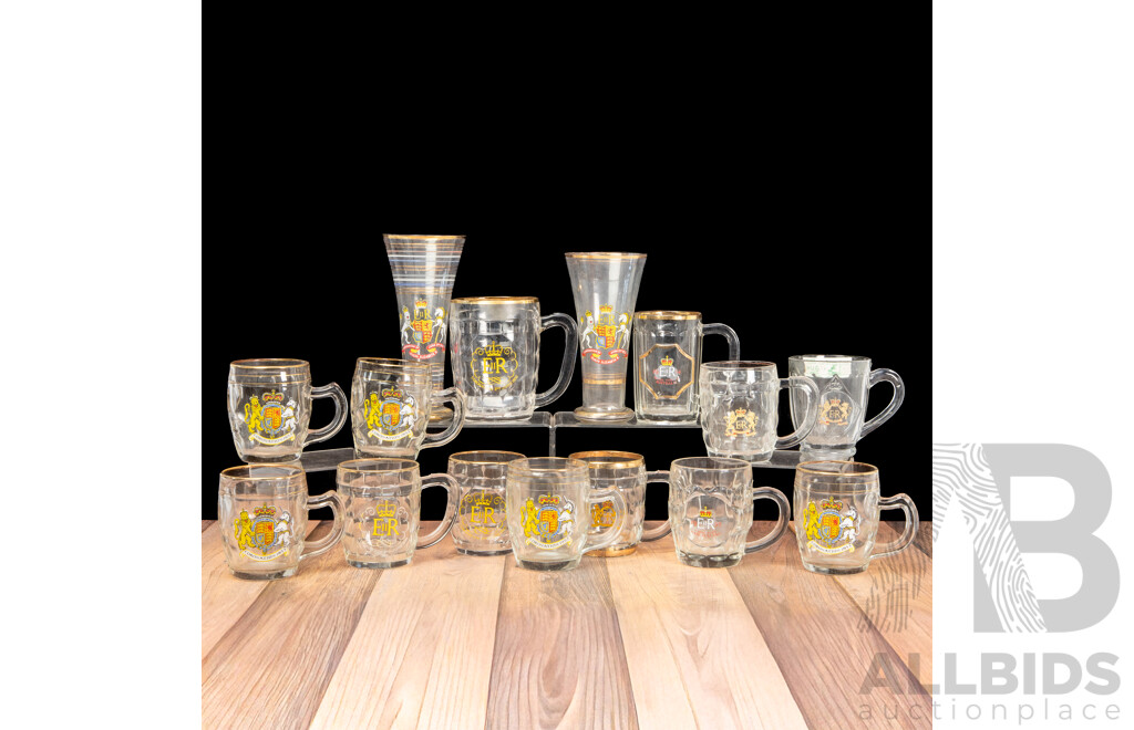Royal Coronation & Early Royal Visit Beer Mug Collection (1953–1954)