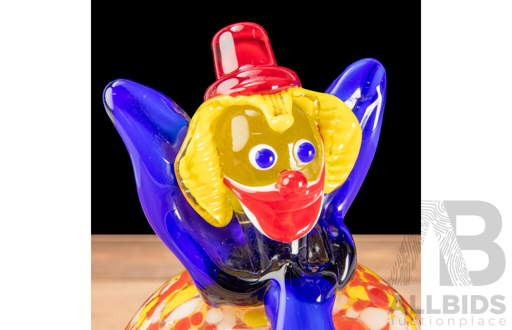 Stunning Hand-Blown Murano Clown