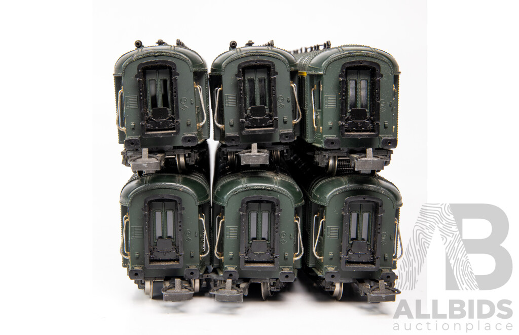 Six Jouef France Plastic Model SNCF Railroad Wagons/Coaches