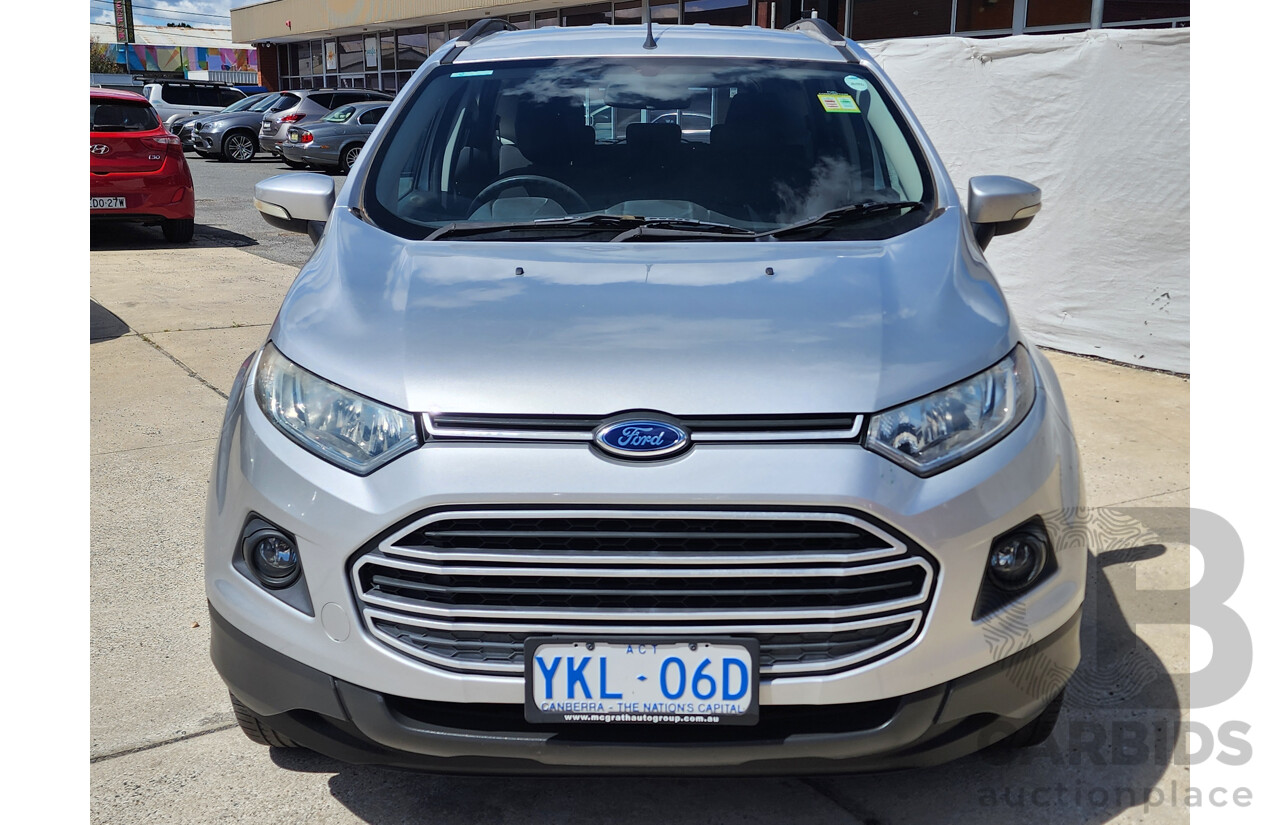 4/2015 Ford Ecosport Trend BK 4d Wagon Silver 1.5L