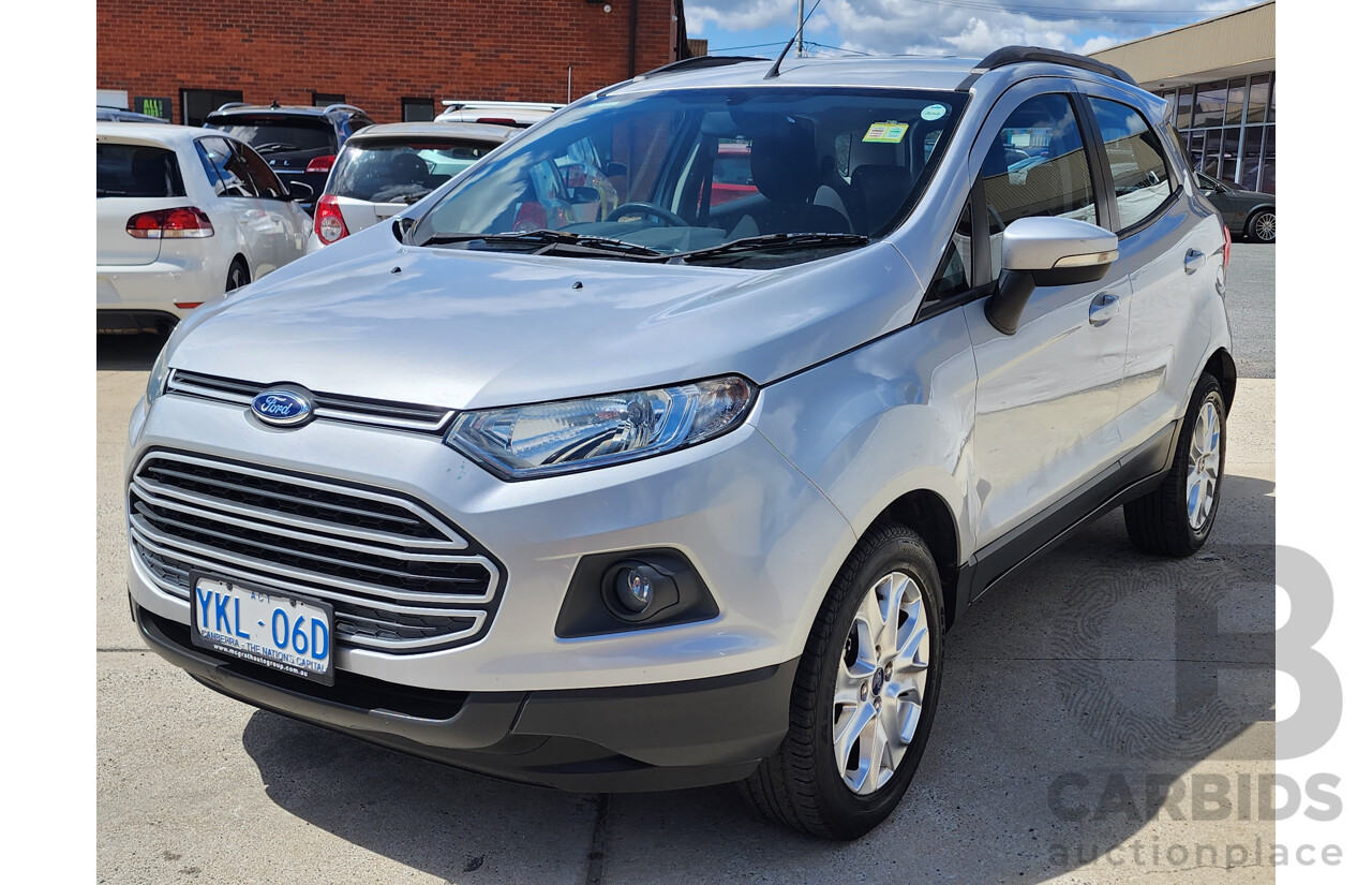 4/2015 Ford Ecosport Trend BK 4d Wagon Silver 1.5L