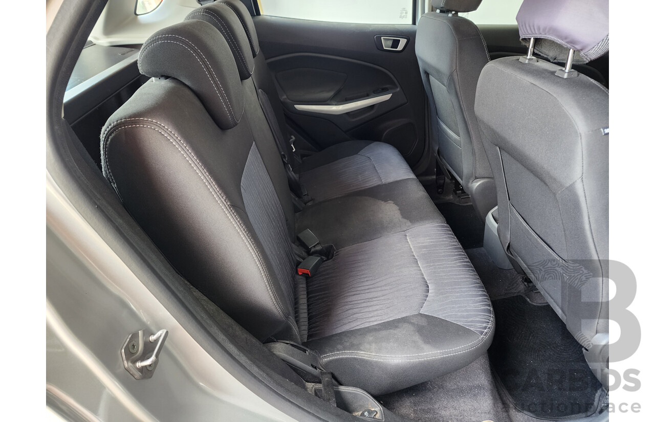 4/2015 Ford Ecosport Trend BK 4d Wagon Silver 1.5L