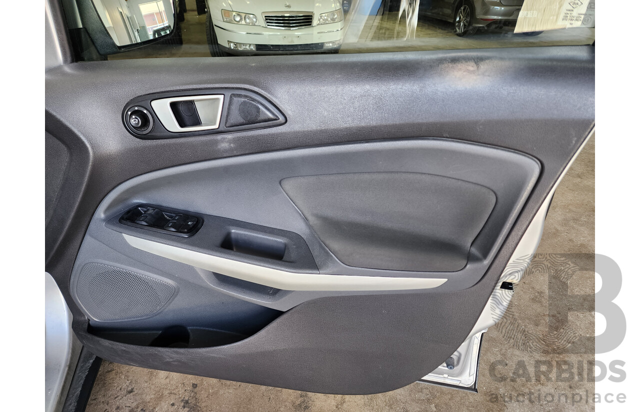 4/2015 Ford Ecosport Trend BK 4d Wagon Silver 1.5L