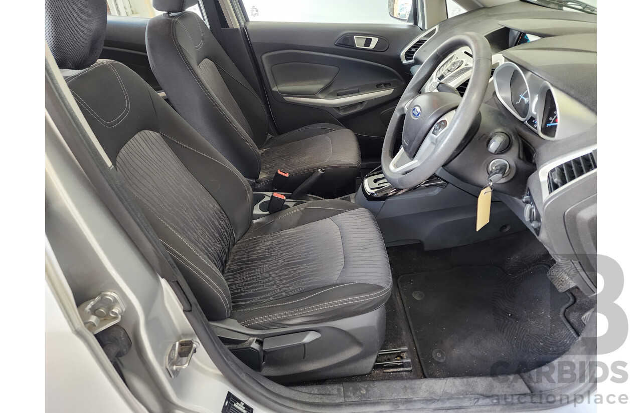 4/2015 Ford Ecosport Trend BK 4d Wagon Silver 1.5L
