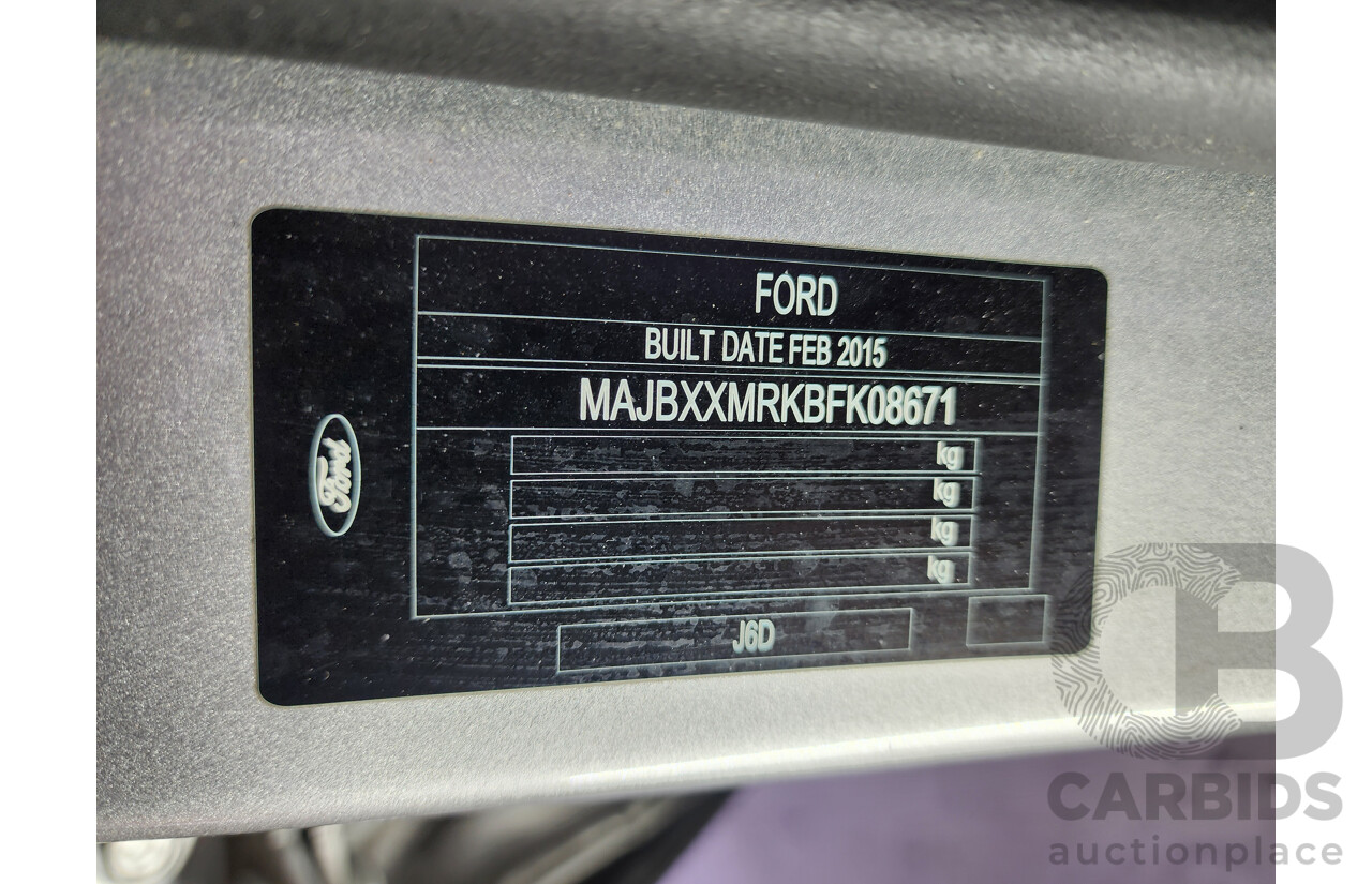4/2015 Ford Ecosport Trend BK 4d Wagon Silver 1.5L