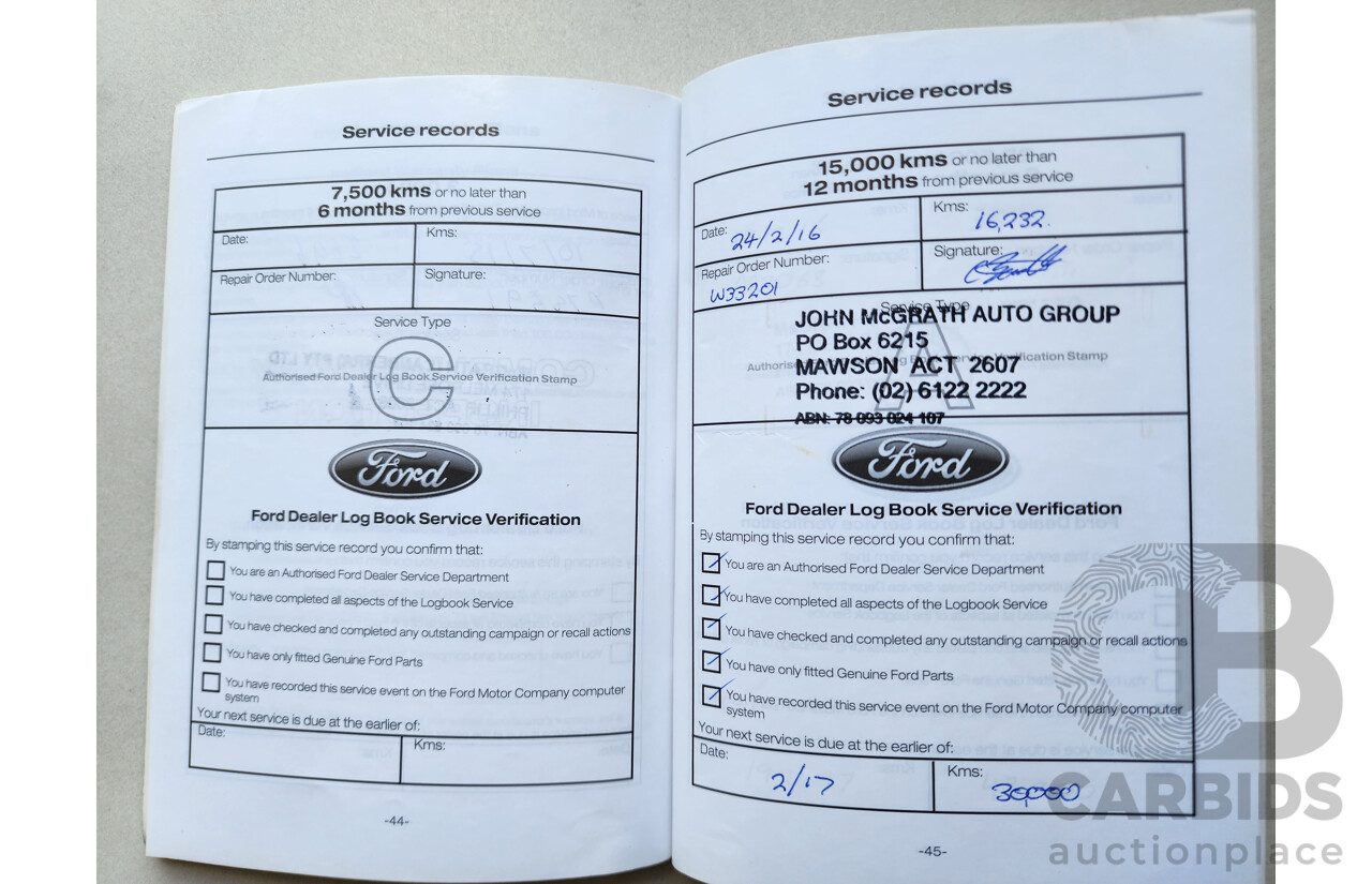 4/2015 Ford Ecosport Trend BK 4d Wagon Silver 1.5L