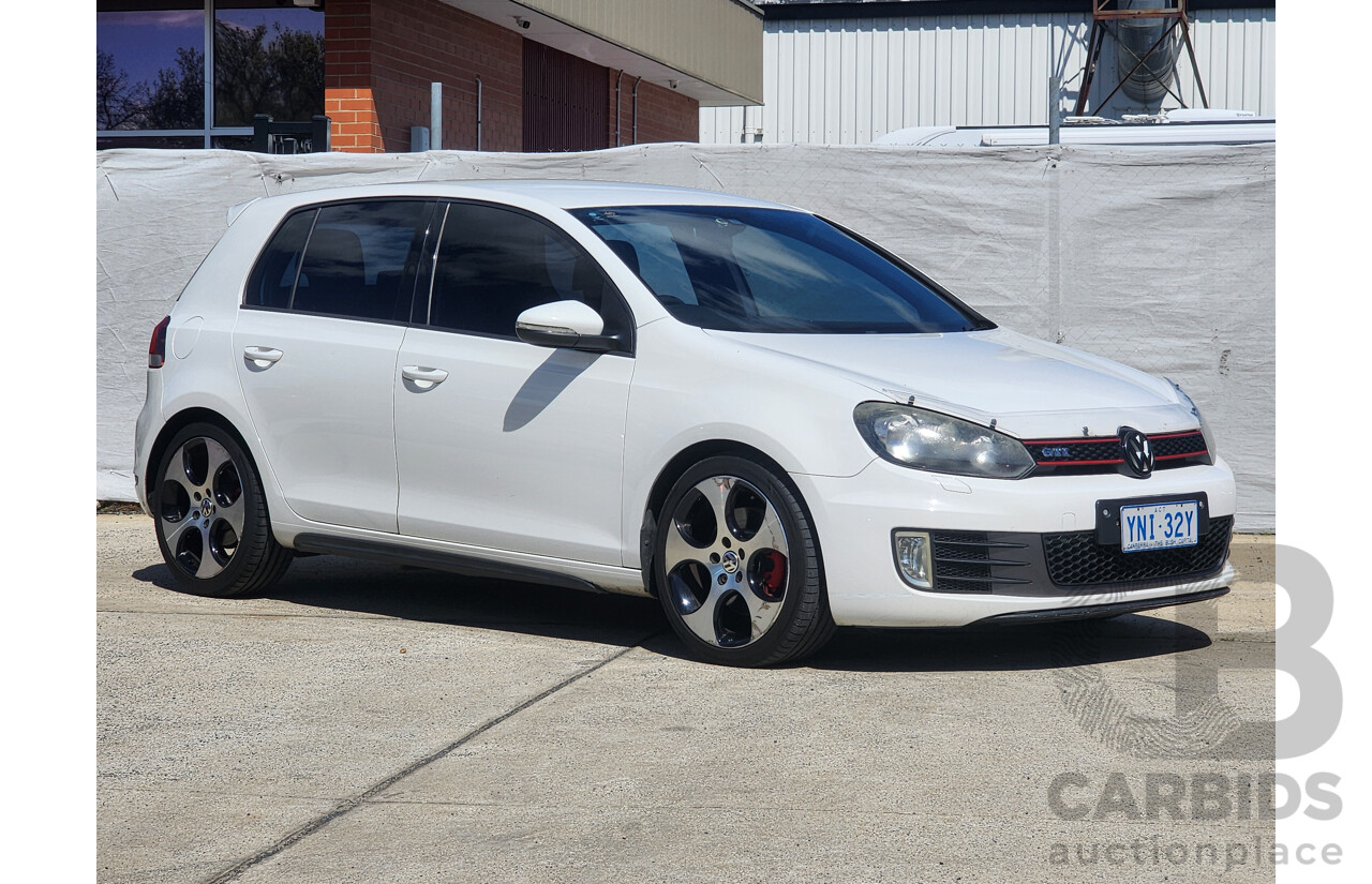 3/2012 Volkswagen Golf GTi 1K MY12 5d Hatchback White 2.0L