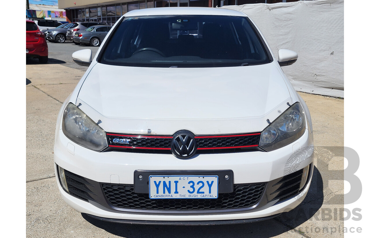 3/2012 Volkswagen Golf GTi 1K MY12 5d Hatchback White 2.0L