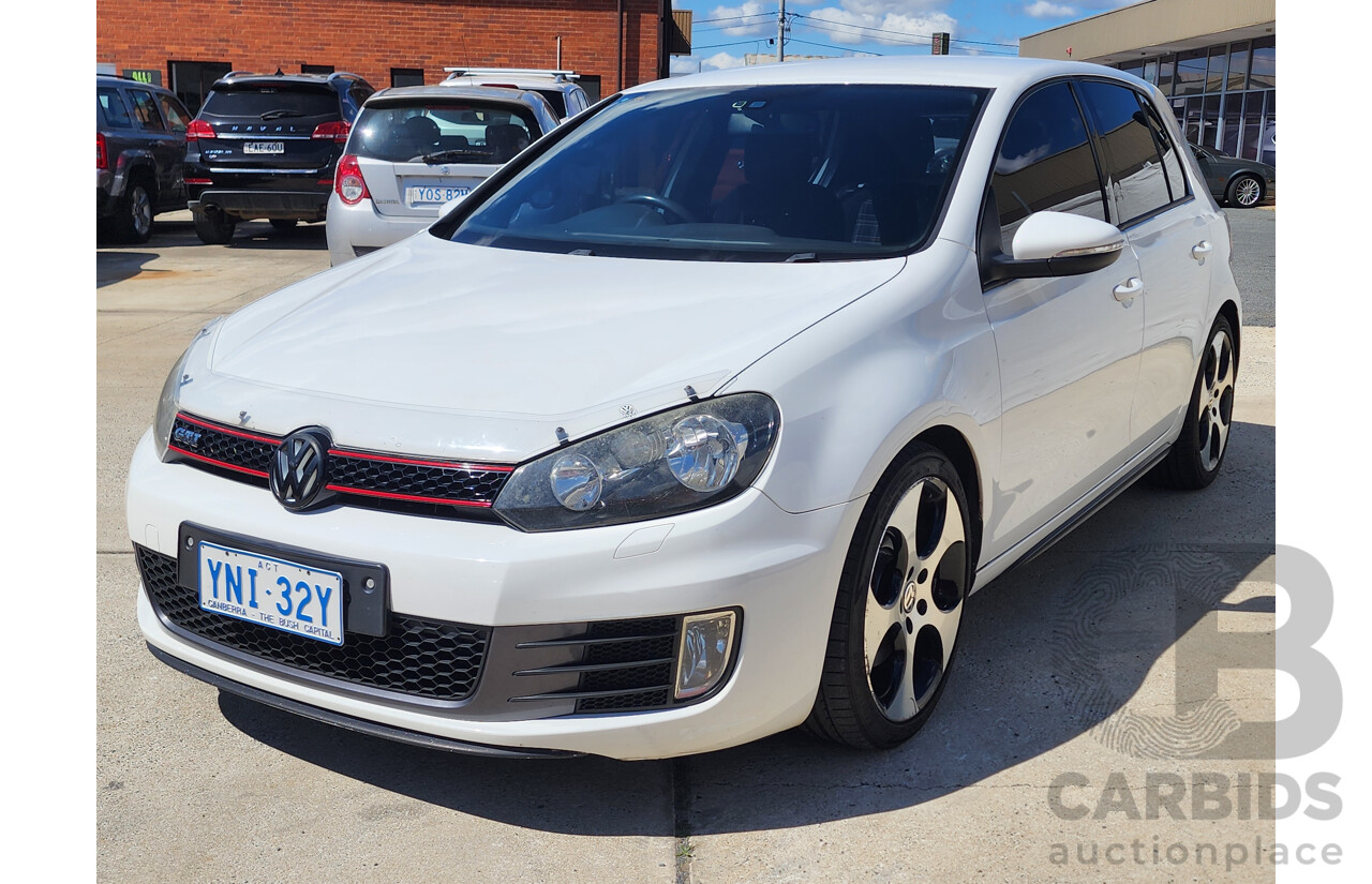 3/2012 Volkswagen Golf GTi 1K MY12 5d Hatchback White 2.0L