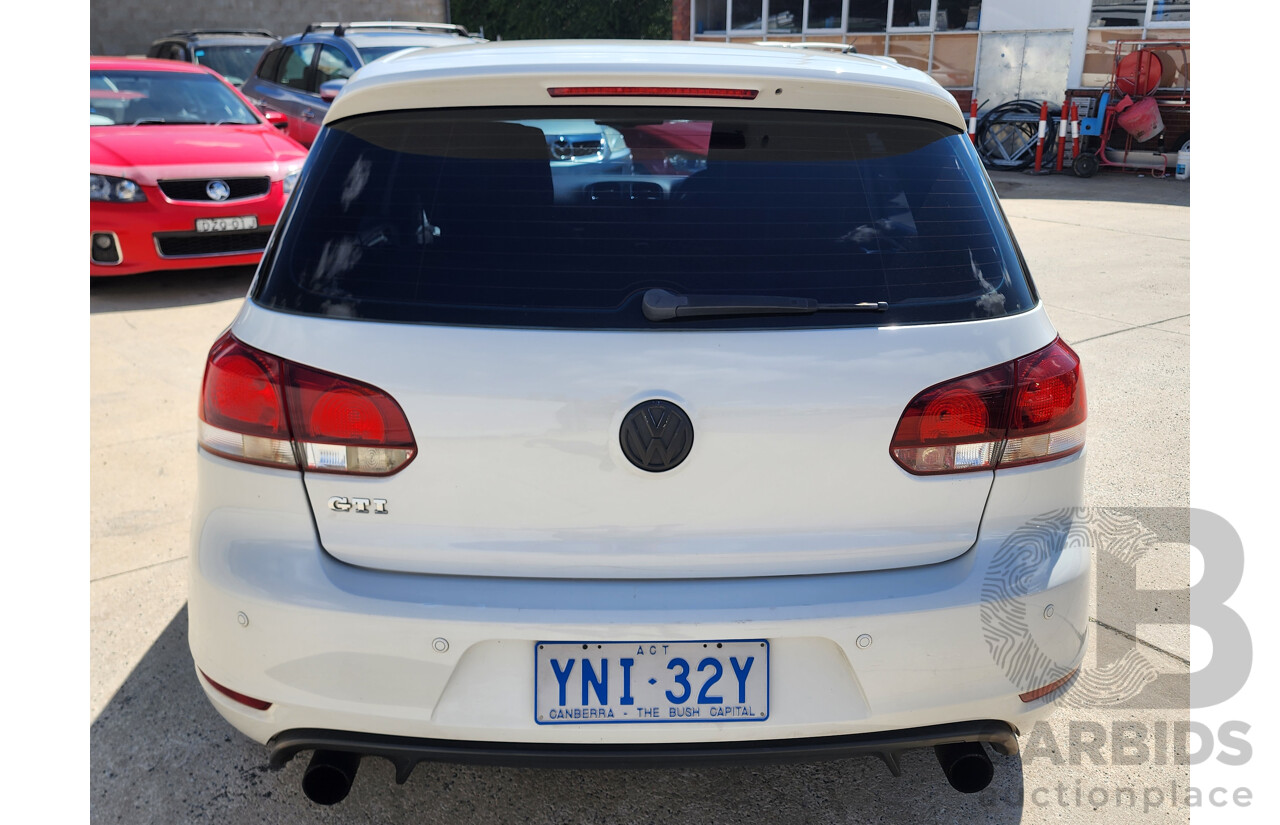 3/2012 Volkswagen Golf GTi 1K MY12 5d Hatchback White 2.0L