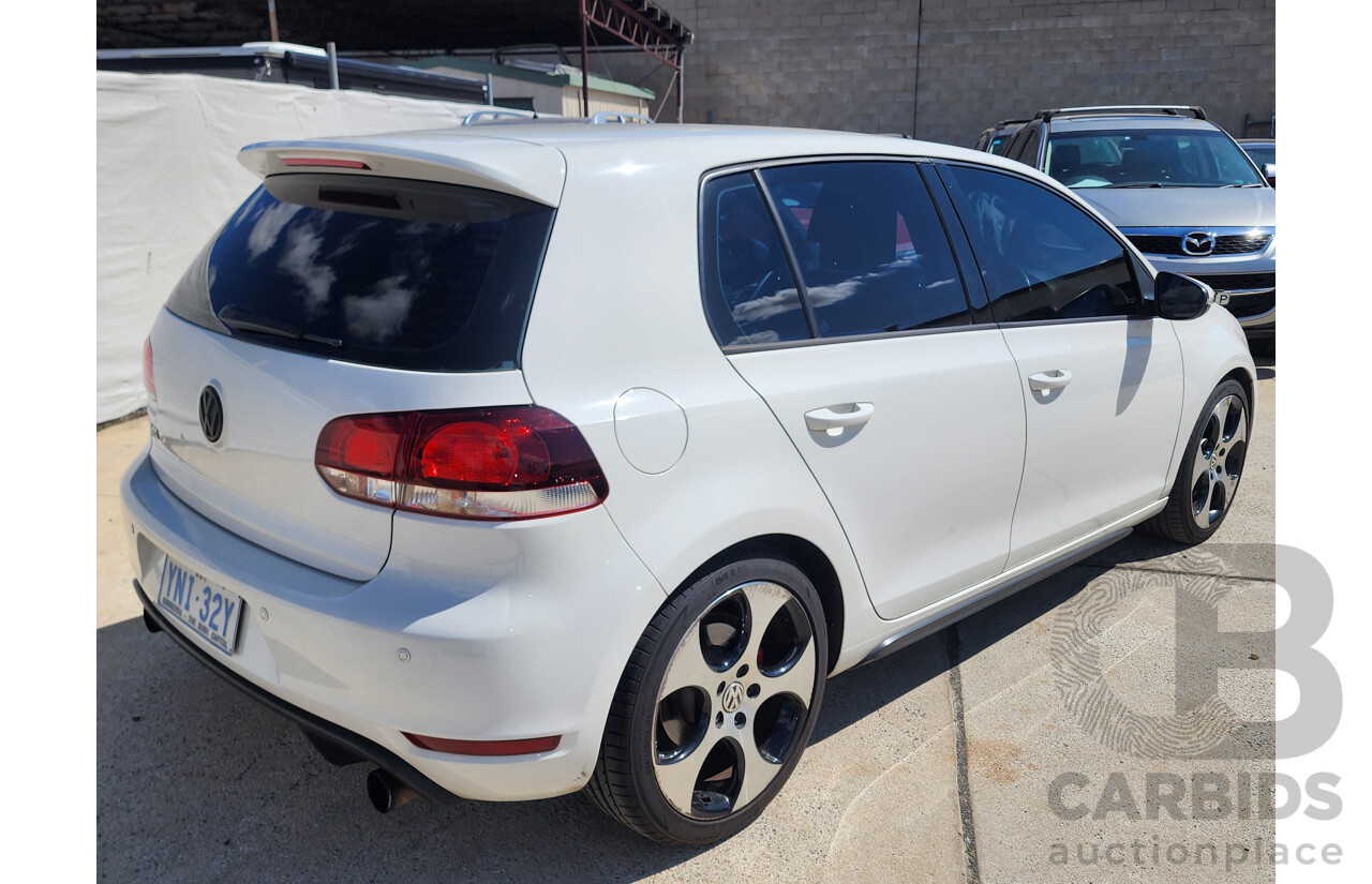 3/2012 Volkswagen Golf GTi 1K MY12 5d Hatchback White 2.0L