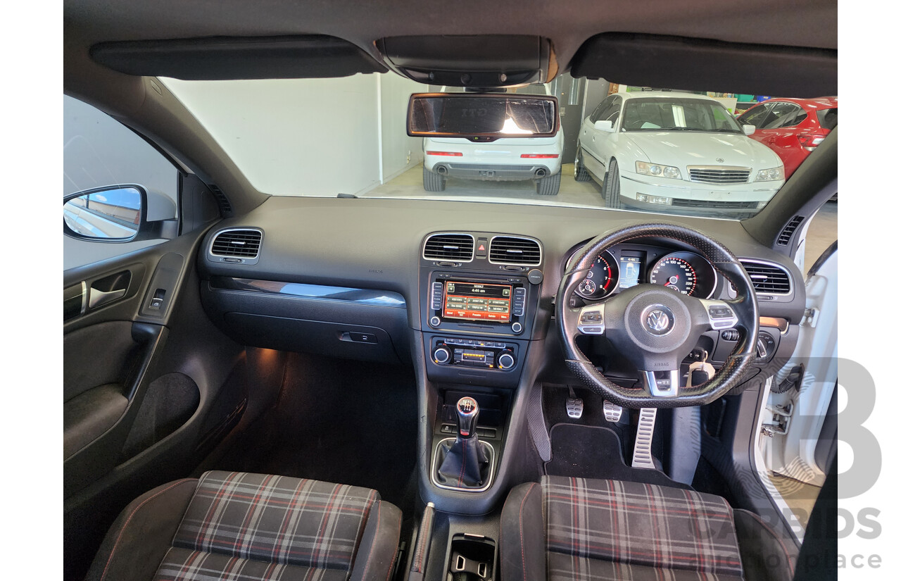 3/2012 Volkswagen Golf GTi 1K MY12 5d Hatchback White 2.0L