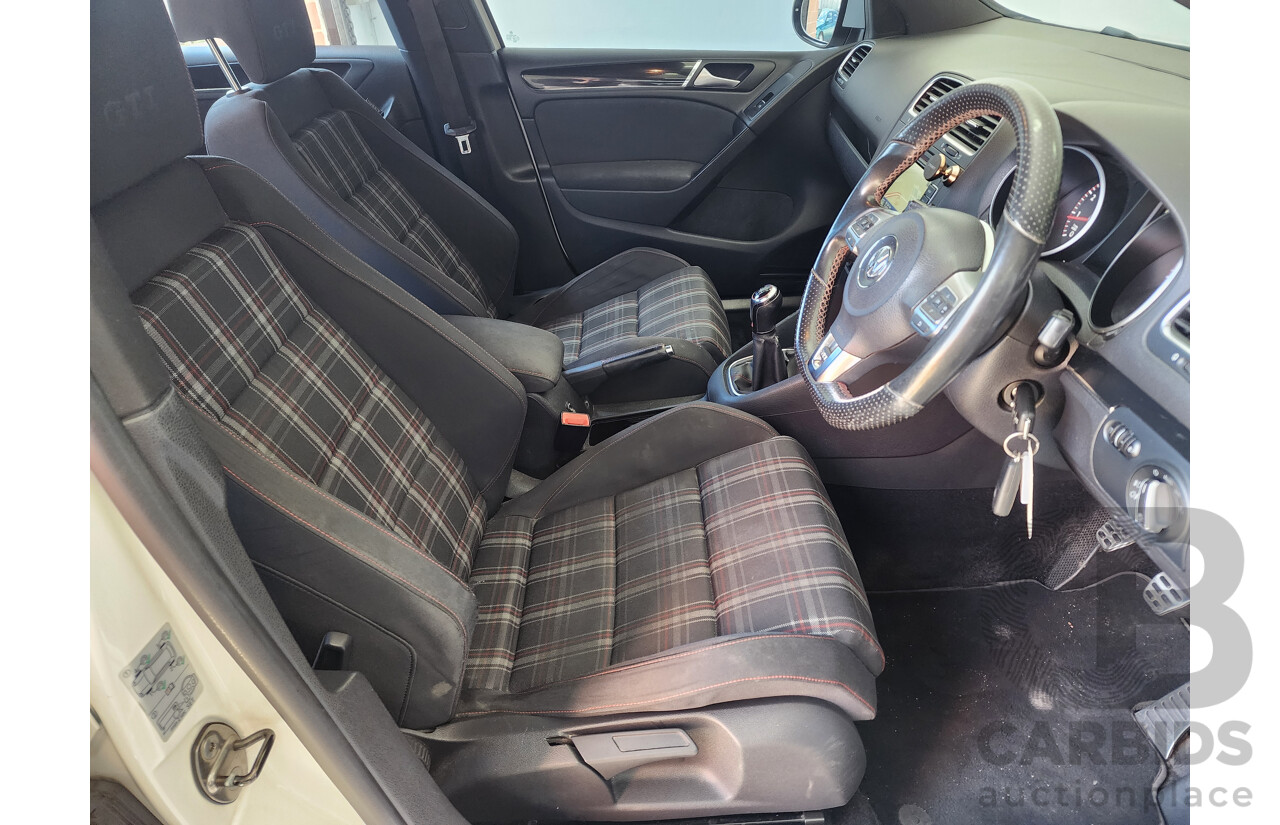3/2012 Volkswagen Golf GTi 1K MY12 5d Hatchback White 2.0L