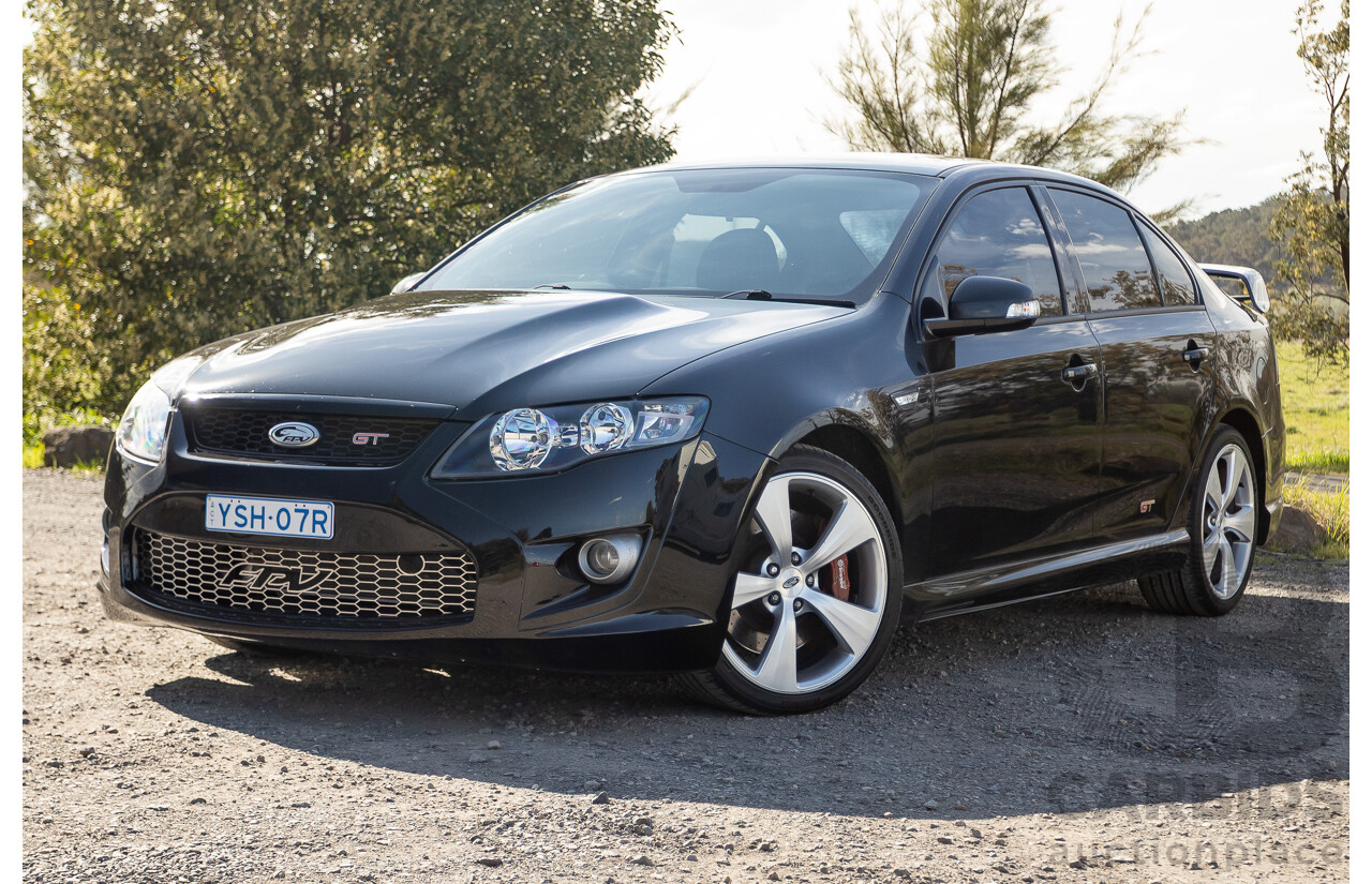 3/2010 Ford FPV GT FG Mk1 4d Sedan Silhouette Black V8 5.4L