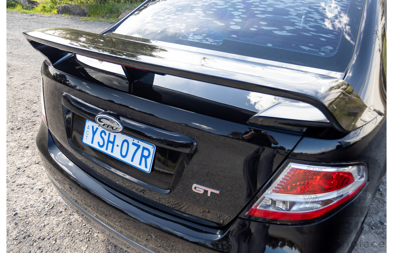 3/2010 Ford FPV GT FG Mk1 4d Sedan Silhouette Black V8 5.4L