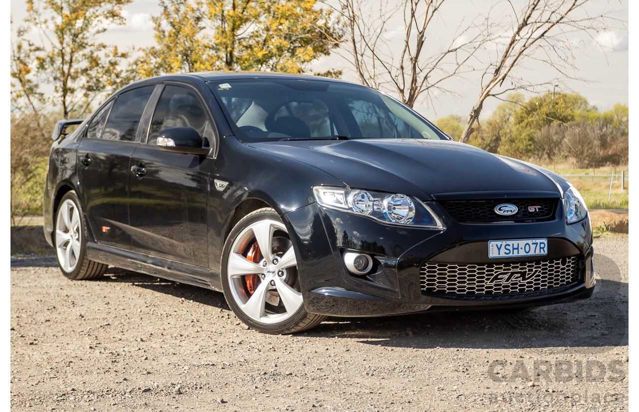 3/2010 Ford FPV GT FG Mk1 4d Sedan Silhouette Black V8 5.4L