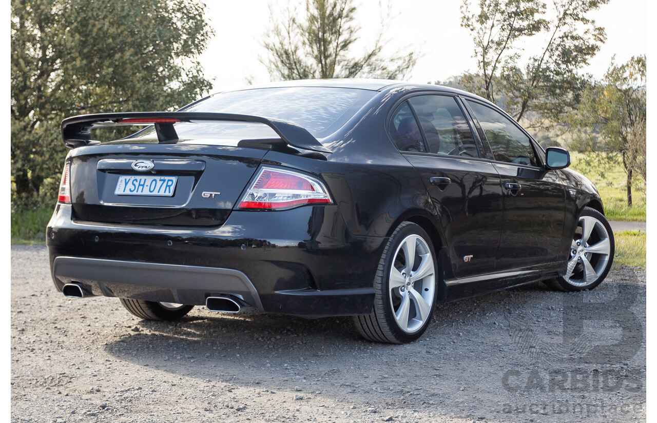 3/2010 Ford FPV GT FG Mk1 4d Sedan Silhouette Black V8 5.4L
