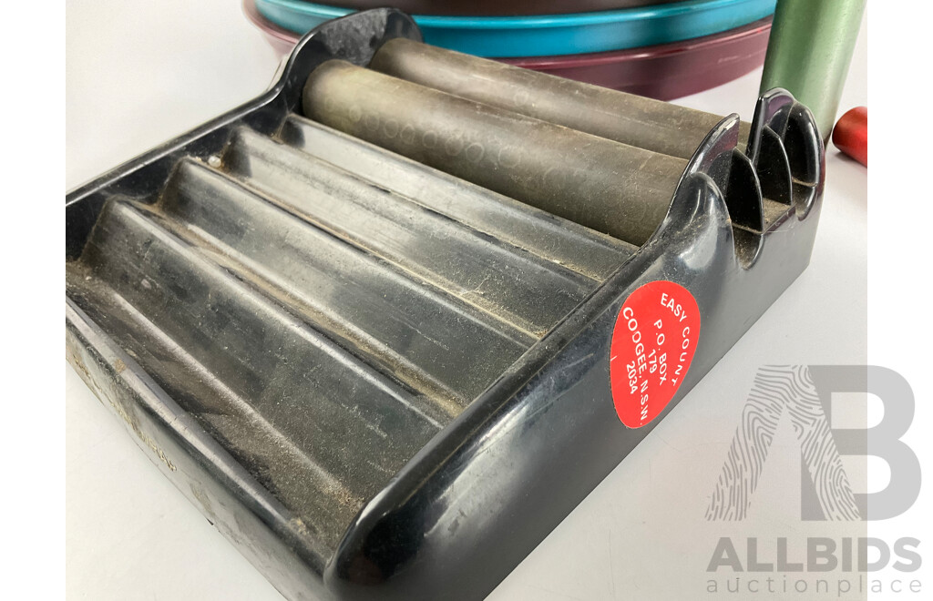 Vintage Easy Count Rapid Coin Wrap and Coin Sorter, Made in Australia