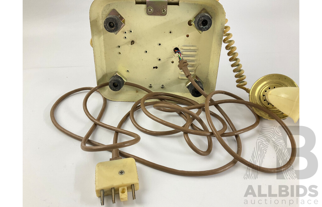 Antique Style Hitachi Brass Rotary Telephone