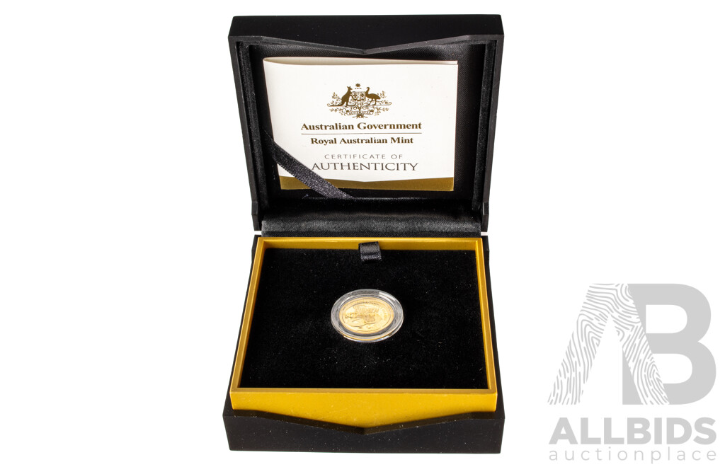 Australian 2020 Gold Proof Ten Dollar Coin, Eureka! Australia's Gold Rush, Golden Dragons of Bendigo, C Mint Mark