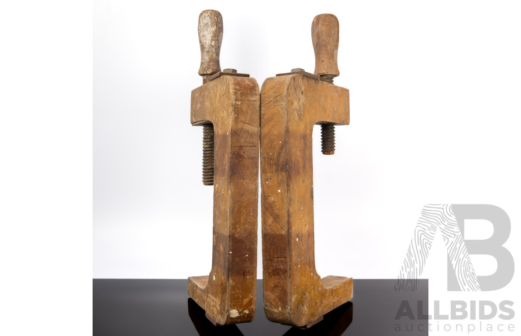 Pair of Vintage Timber G Clamps